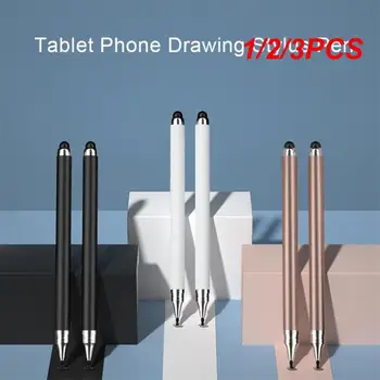 1/2/3ШТ Универсальный Стилус 2 В 1 Для iOS Android Сенсорная Ручка Для Рисования Емкостным Карандашом Для iPad Samsung Tablet Smart