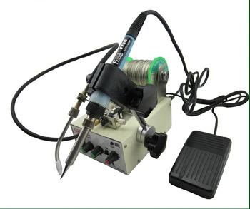 1 шт. Автоматическая машина для подачи олова, паяльник с постоянной температурой Teclast iron F3100, многофункциональный паяльник для ног