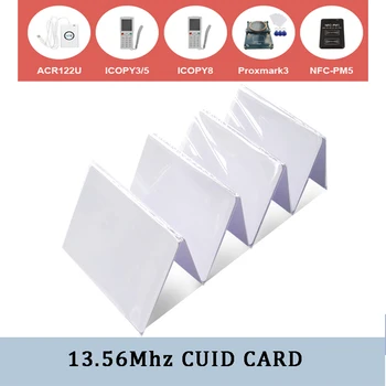 10шт Cuid-карта 13,56 МГц IC-Карты Контроля Доступа NFC Смарт-Чип Значок 0 Блок Записываемой CUID-Карты Сменный Ключ Клонирования Копии Значка