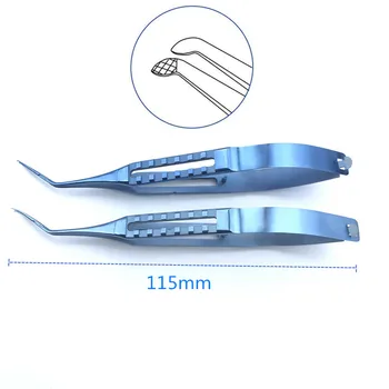 115 мм Титановые Щипцы для Капсулорексиса Inamura Офтальмохирургические инструменты