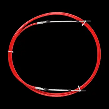 2 шт. красный кабель дистанционного управления дроссельной заслонкой для подвесных двигателей - 8,4 метра