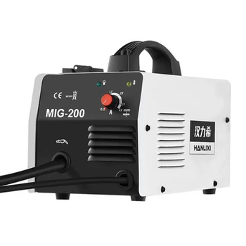 220 В Сварочный аппарат MIG без газа 5000 Вт 200A, небольшой полуавтомат для сварочного аппарата MIG с флюсовой проволокой, сварочный аппарат без газа, инвертор