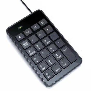 23 Клавиши Mini USB, проводная цифровая клавиатура, Мини-цифровая клавиатура, Бухгалтерская Банковская финансовая клавиатура для настольного ноутбука