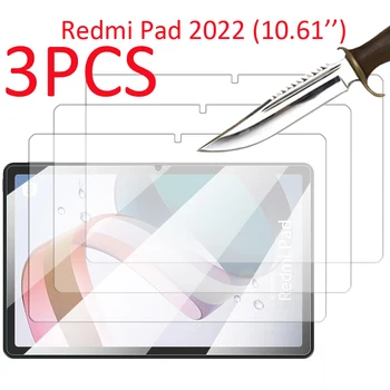 3ШТ Защитная пленка из закаленного стекла для планшета Xiaomi Redmi Pad 10,6 