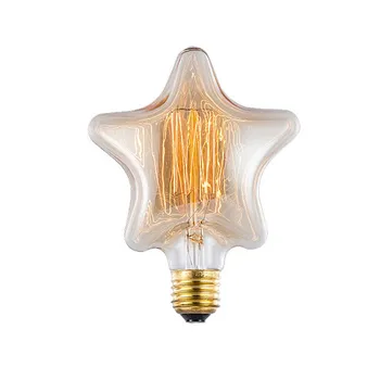 4 Вт Затемняемая Светодиодная Лампа Эдисона Светильник E27 Винтажная Лампа Накаливания 40 Вт AC220V Вольфрамовая Лампа Накаливания для Домашнего Декора