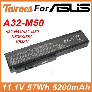 A32-M50 11,1 V 57Wh 5200 mAh Аккумулятор для ноутбука ASUS A32-N61/N53S X55A N53SV A31-B43 A32-H36 A32-X64 G50 G50V G50Vt G51 G60 L50
