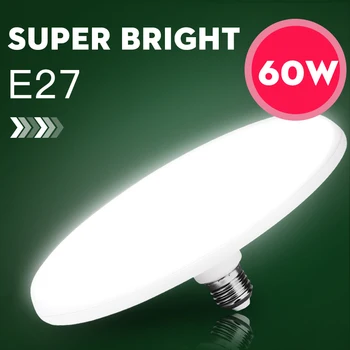 E27 Светодиодная лампа 220 В 15 Вт 20 Вт 40 Вт 50 Вт 60 Вт Лампада Ампула Bombilla Супер Яркая Настольная Лампа Для Кухни Домашнего Внутреннего Освещения