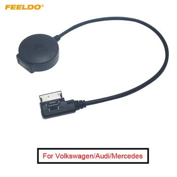 FEELDO 5 шт. Автомагнитола Media In MDI/AMI Bluetooth 4.0 USB Кабель Адаптер для зарядки для Mercedes Benz Аудио AUX Кабель #FD6215