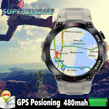 GPS Смарт-Часы Мужские 1,32 