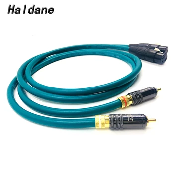 Haldane Pair WBT-0144 Разъем RCA к 3-контактному аудиокабелю XLR, соединительный кабель RCA к XLR, соединительный кабель CARDAS CROSS, США-кабель