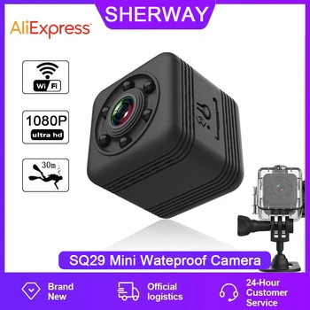 IP-камера SQ29 HD WIFI, мини-спортивная камера, Видеодатчик, видеокамера ночного видения, Микрокамера DVR с водонепроницаемым корпусом