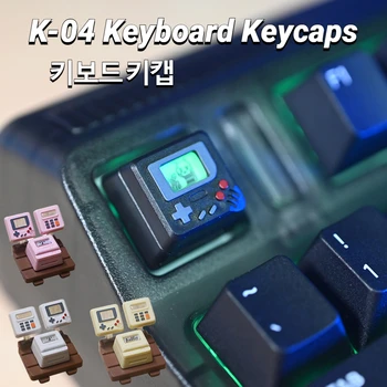 K-04 Клавиатура Keycaps 3 в 1 Замена для Механической Клавиатуры Keycap Ретро Игровая Консоль Keycaps Милый Прозрачный Колпачок для ключей Костюм