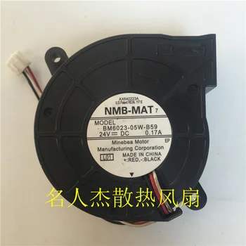 NMB-MAT BM6023-05W-B59 L01 DC 24V 0.17A 60x60x23 мм 3-проводной Серверный вентилятор охлаждения