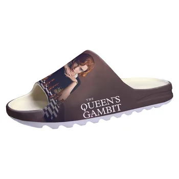 The Queens Gambit Слиперы на мягкой подошве Домашние Сабо Beth Harmon; Обувь для воды; Мужская Женская Обувь для подростков; Сандалии по Индивидуальному заказу