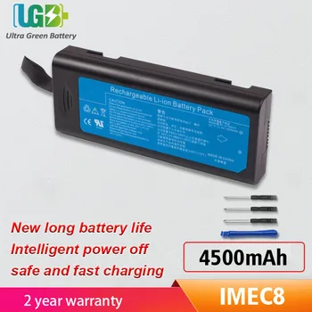 UGB Новый IMEC8 IMEC10 Аккумулятор Для Mindray T5 T8 IMEC12 IPM8 IPM10 IPM12 LI13I001A imec5 Монитор жизненно важных показателей Батарея 4500 мАч