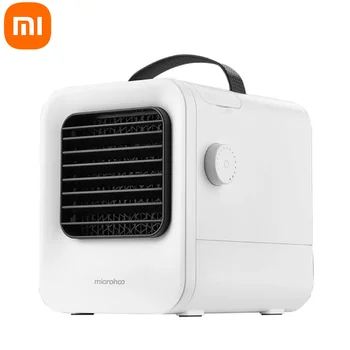 Xiaomi Microhoo Мини Вентилятор кондиционера Для личного пространства Вентилятор воздушного охлаждения USB Перезаряжаемый бесступенчатый регулируемый Для офиса Спальни