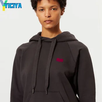 YICIYA Hoodie-брендовая толстовка Y2k, одежда для женщин, Пуловеры, Новые толстовки, винтажные топы с капюшоном в стиле Харадзюку, женские топы Оверсайз
