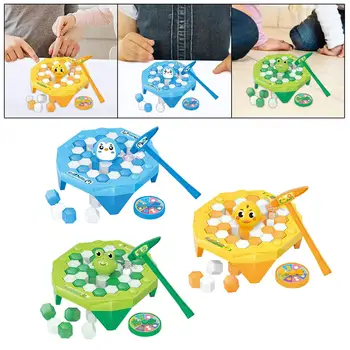 Детская игрушка для разрушения льда Упражнение для координации рук и глаз Интерактивная игрушка для родителей и детей Игра для разрушения ледяных блоков для семейной игры