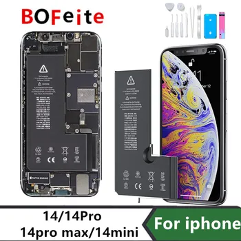 Для iPhone 14 14Plus 14pro Сменный аккумулятор Bateria для мобильного телефона Apple 14pro max Bateria 100% абсолютно новый 0 Циклов