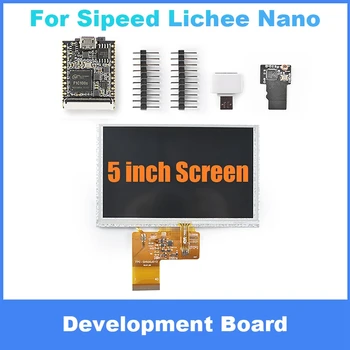 Для Материнской платы Sipeed Lichee Nano + 5-дюймовый Экран + Wifi Модуль F1C100S Плата разработки Для Обучения программированию на Linux