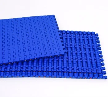 Индивидуальный шаг: 12,7 мм пластиковая модульная сетчатая лента POM, плоская цепная пластинчатая конвейерная лента для пищевых продуктов