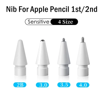 Карандаш 1-й 2-й Новый наконечник для Apple Pencil 1-2-го поколения iPencil Сменный наконечник 2B 3,0 3,5 4,0 Запасной наконечник Аксессуары для стилуса