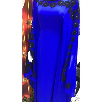 Кафтаны Royal Blue Дубай Марокко Платья Farasha Abaya -очень модные длинные платья с европейскими и американскими тенденциями моды