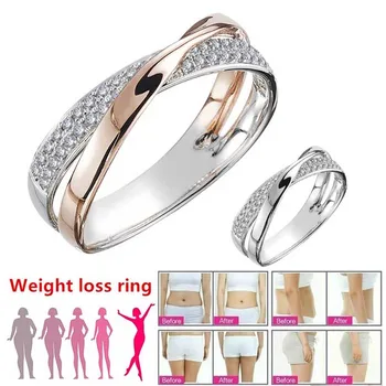 Магнитные кольца из нержавеющей Стали, Магнитное кольцо Для Похудения, Инструменты для Похудения, Кольцо для снижения веса, Кольцо для здоровья