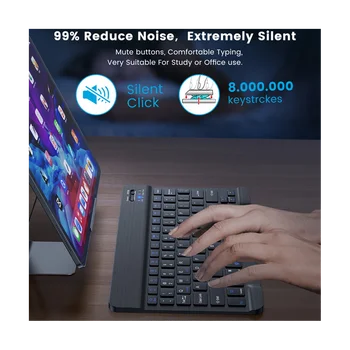 Мини Беспроводная Bluetooth клавиатура Мышь Комбинированная для телефона, планшета, ноутбука для Android Windows-Русский