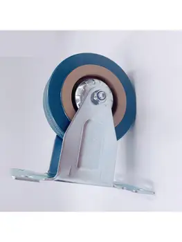 Направляющий ролик для полки холодильника 2 шт./лот, 3-дюймовая серая резиновая шина, фиксированное промышленное износостойкое колесо из ПВХ
