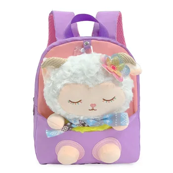 Новая мультяшная сумка для детского сада с овцами, Маленький детский рюкзак для девочек, милые плюшевые игрушки, детские сумки, хороший милый детский рюкзак