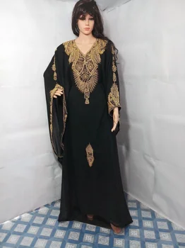 Новое Марокканское платье из Дубая Кафтаны Платье Фараша Абайя Очень Модное Длинное платье