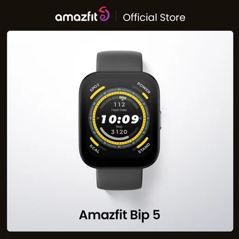 Новые Умные часы Amazfit Bip 5 70 + Циферблатов Alexa, Встроенные умные часы 120 + Спортивных режимов Для телефона Android IOS