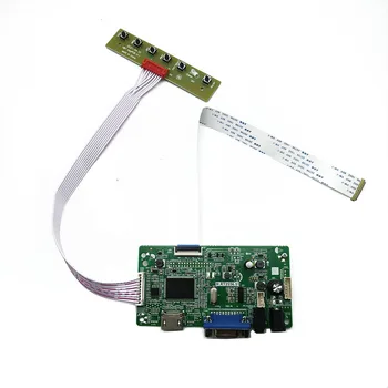 Новый комплект мониторов EDP Control Board для N173FGE-E13 N173FGE-E23 HDMI + VGA LCD светодиодный драйвер платы контроллера экрана