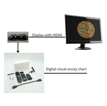 Оптическое Оборудование Диаграмма Проектор Глазное Тестирование Lcp Острота зрения Оптометрия Зрение Вдаль Для проверки