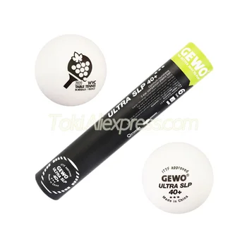 Официальный мяч для настольного тенниса GEWO 2020 WVC, Оригинальный Мяч для настольного тенниса GEWO 3-STAR ULTRA SLP Специального выпуска, Бесшовные Пластиковые Мячи для пинг-понга 3 Звезды
