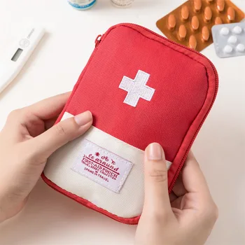 Портативная аптечка первой помощи для Путешествий на открытом воздухе, Полезная Мини-сумка для хранения лекарств, сумка для выживания в чрезвычайных ситуациях, чехол для таблеток