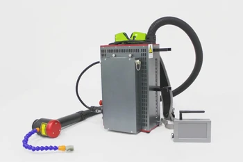 Портативный мобильный Рюкзак 50 Вт 100 Вт Импульсный волоконный лазер для удаления ржавчины с батареей