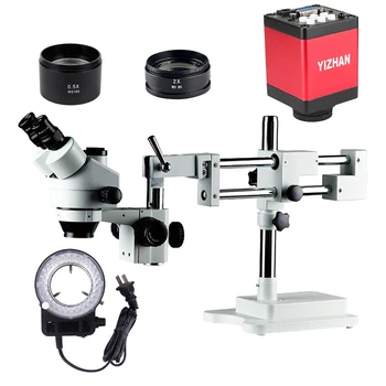 Профессиональная камера, Тринокулярный Стереомикроскоп 3.5X-90X, Пайка материнской платы, Умный Измерительный Стереомикроскоп