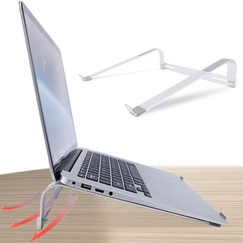 Регулируемая Алюминиевая Подставка для ноутбука Портативный держатель для ноутбука Macbook Air Pro ipad Подставка для компьютера Охлаждающий кронштейн