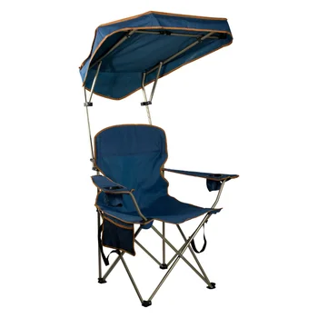 Складной походный стул Quik с регулируемой максимальной тенью -синий