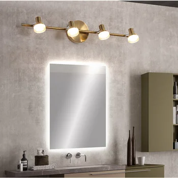 Современный светодиодный настенный светильник, зеркальная фара для ванной комнаты, спальни, домашнего декора, Светильник для макияжа, Простая стена 110V220V