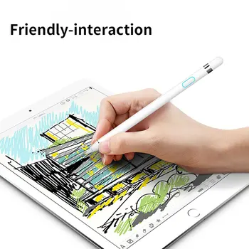 Стилус WIWU для сенсорной ручки Apple Pencil для iPad Pro, гладкий и высокочувствительный стилус для планшета, сенсорная ручка для iPad 2018
