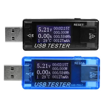 Тестер емкости с текущим напряжением USB, Определение Вольтового напряжения, Измеритель емкости зарядного устройства, мобильный детектор мощности, Проверка батареи