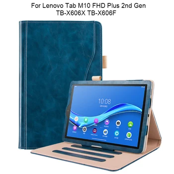 Чехол Funda для Lenovo Tab M10 FHD Plus TB-X606X TB-X606F, 10,3-дюймовый Чехол из искусственной кожи для Lenovo Tab M10 Plus Smart funda capa